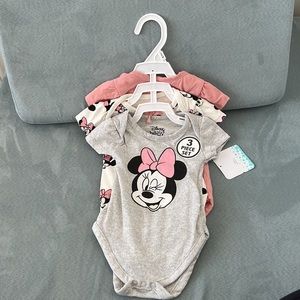 3-pack Disney 3-6mo body suits